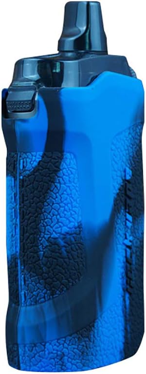 rayley Texture Cover for Geekvape Aegis Boost Plus Silicone Case Protective Rubber Sleeve Skin Shield Wrap Fits for Aegis Boost Plus Mod (Black Blue)