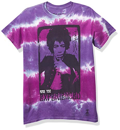 Liquid Blue unisex adult Jimi Hendrix Scuse Me Are You Experienced Tee T Shirt, Tie Dye, XX-Large US