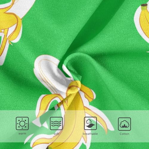 Cute Banana Green Girls Panties, Toddler Girl Briefs, Cotton Underwear for Girls, 2–8 Years3