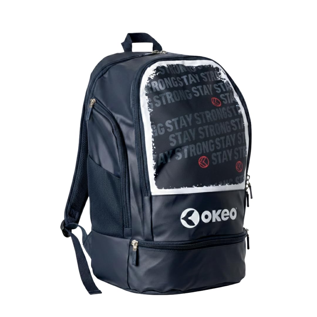 Okeo Zaino sportivo, Zaino capiente, Spazioso e funzionale, Tasca centrale, Tasche laterali, in varie fantasie, Studio sport e tempo libero, Fantasia (Strong)