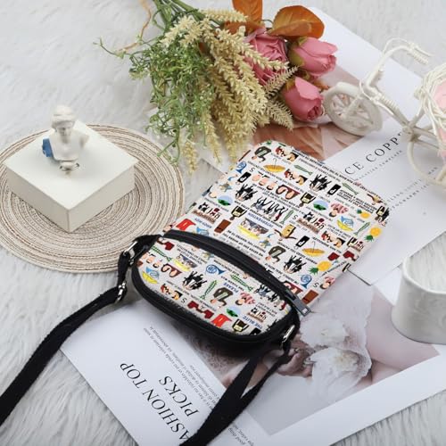PWHAOO Comedy TV Show Inspired Gift TV Show Crossbody Bag TV Show Fan Travel Bag Cosplay Merch4