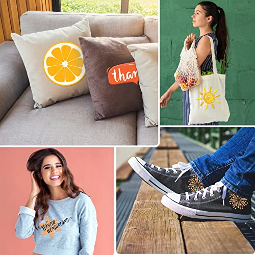 Cendale 3D Puff Vinyl Heat Transfer 20Pcs, Puff Vinyl Sheets Assorted Colors 12''X 10'', Htv Heat Transfer Iron On Vinyl For Heat Press T-Shirt Clothes, Compatible With Cricut Air/Maker, Cameo #TOP5