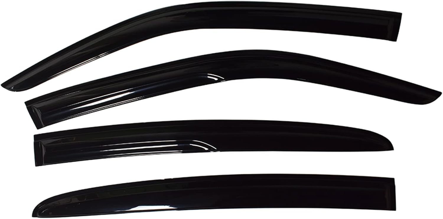Window Visors Shade Sun Rain Wind Guards Deflectors Cover Acrylic Outside Replacement for 2011-2020