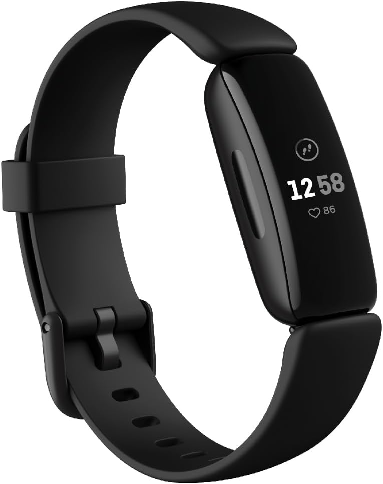 Inspire 2 Fitness Tracker Black, L/S Size/Heart Rate Monitor (Licensed Product of Japan)