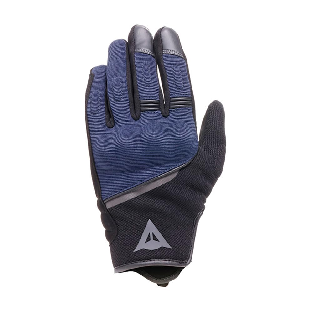 DAINESE Metrax Air Gloves, Guanto Moto Urban Corto in Tessuto Aerato per Estate con Smart Touch e Calzata Facile, per Uomo, Black/Navy, XXXL