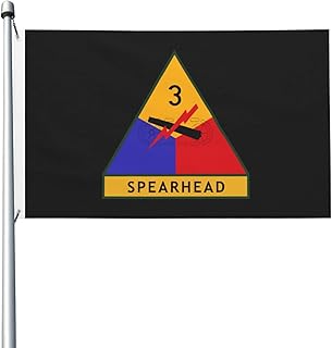 3rd Us Armored Division Ssi Printed Flag For Indoor Home House Decor Durable Garden Breeze Banner Sign Flag 3x5 Ft