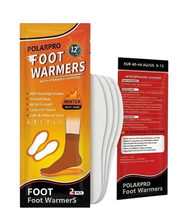 b2bkart Disposable Heated Insoles for Shoes & Boots – Air Activated Instant Foot Warmers Heat Packs, Safe Natural Warmth for Hiking, Hunting, Outdoor Work, Winter Must-Have (4)-image-10