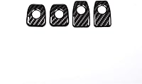 Vista 8 de YIWANG Adhesivo de fibra de carbono para puerta de coche, 4 unidades, para BMW X5 F15 2014 2015 2016 2017 2018, para BMW X6 F16 2015 2016 2017 2018