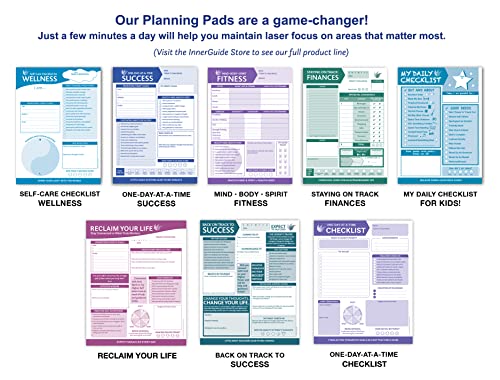 Innerguide Daily Checklist For Kids - Fun Tear Off Planning Pad - 90 Days - Chore List - Educational Tool - Teach Life Skills To Children #TOP4