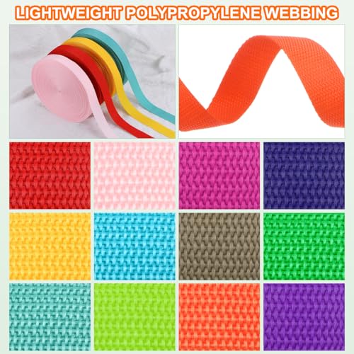 Sangle en polypropylène orange M METERXITY 25 yards pour réparation