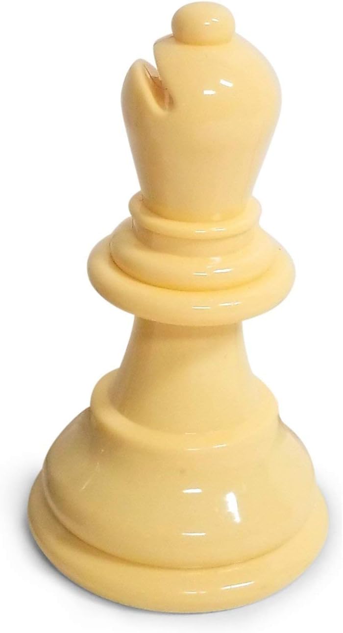 MegaChess Idividual Chess Piece - Bishop - 6 Inches Tall - White