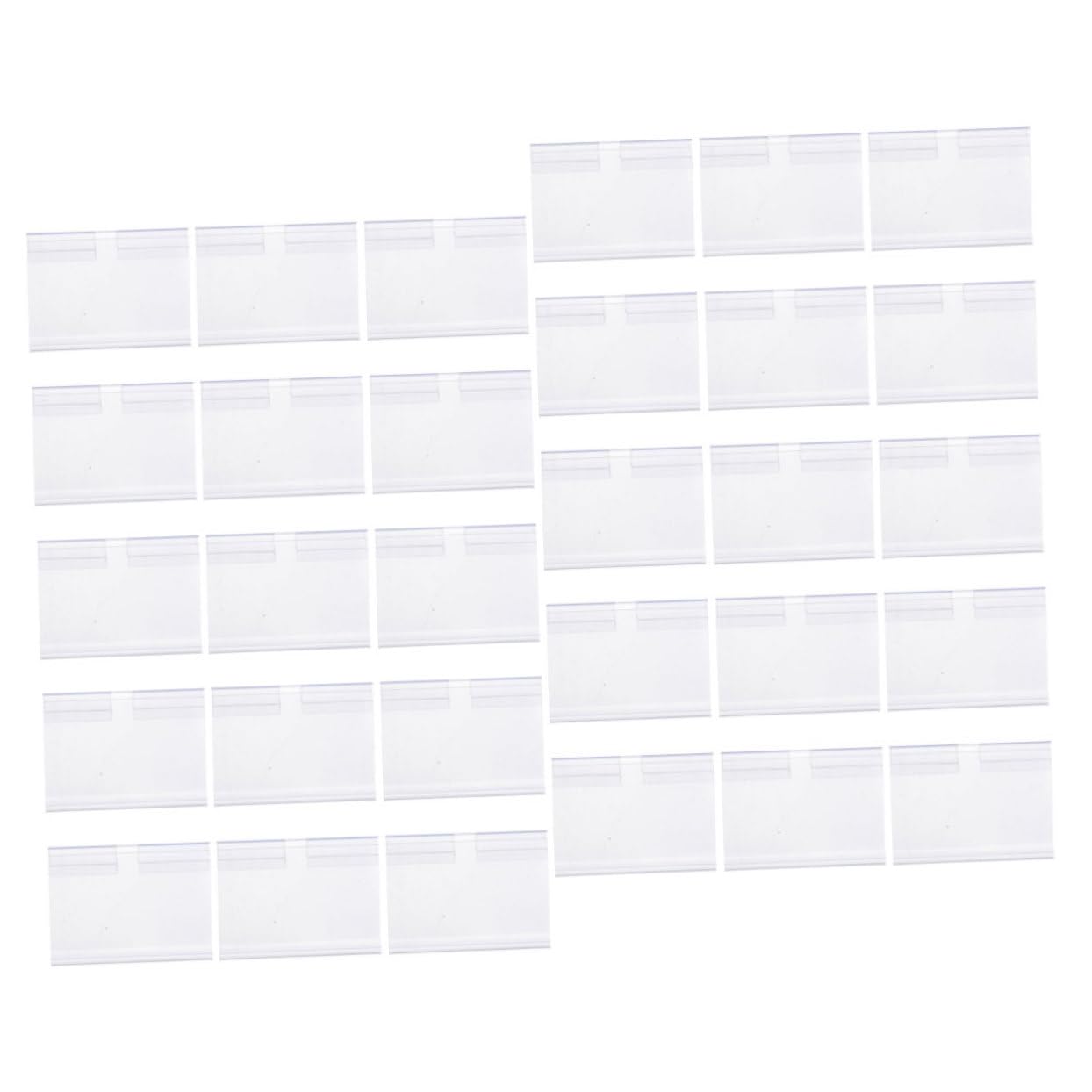 OSALADI 4 Set Supporti Per Cartellini Per Supermercati E Negozi Abbigliamento 50 Pezzi*4