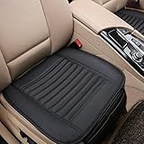 Big Ant Autositzkissen, 1 Stück, atmungsaktiv, Autositzbezug, Kissen für Autobedarf, Bürostuhl mit PU-Leder (schwarz)