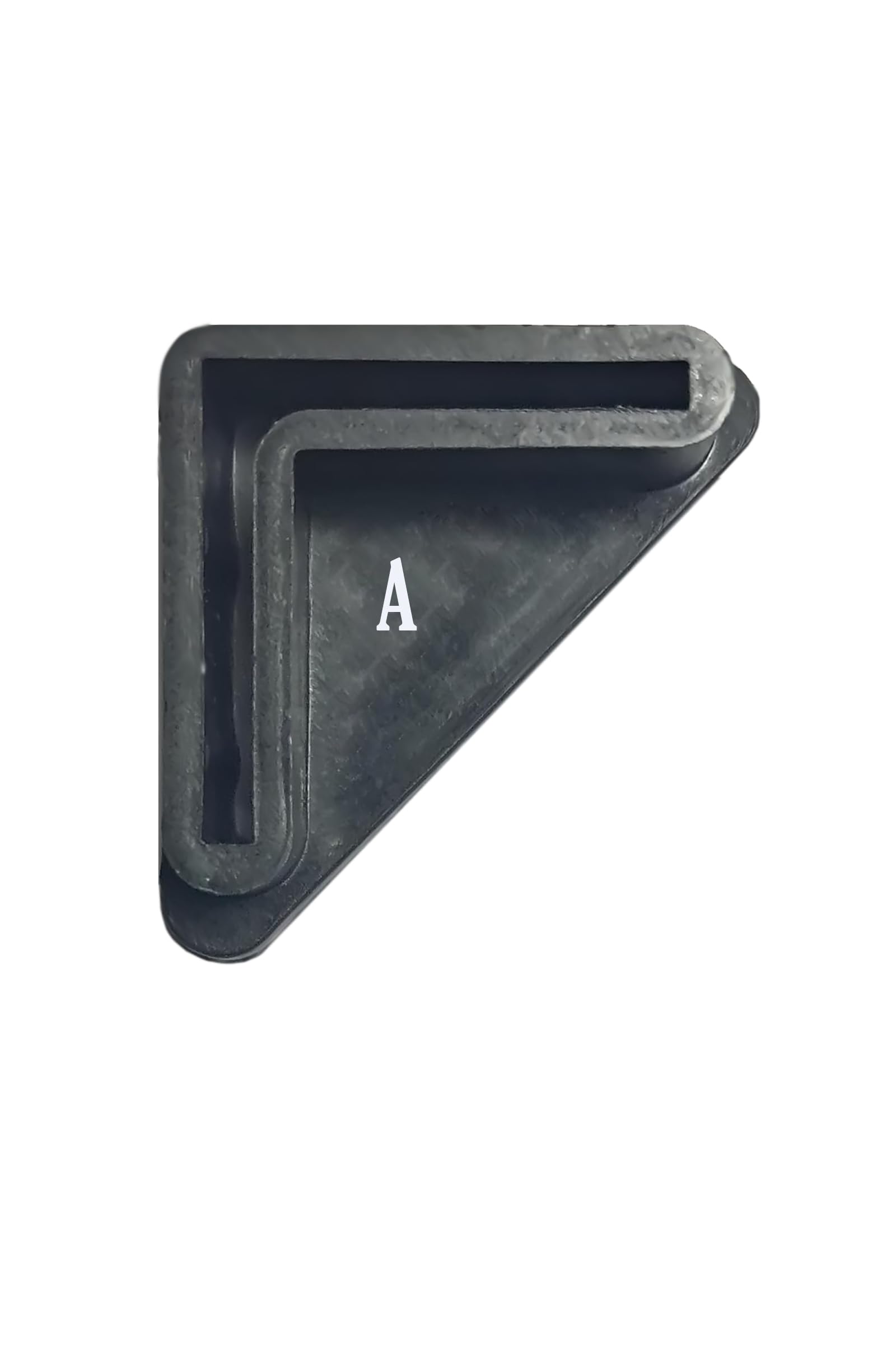 Bush for Steel Rack Legs | 1.5 Inch Both Side | Pure Black PP Plastic | Floor & Rack Protection | Pack of 20 Pieces (5x4)-picture-24