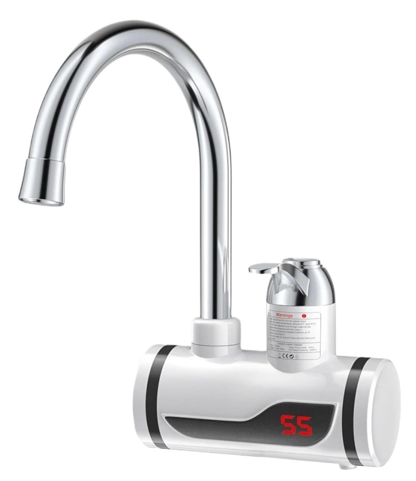 Chauffe-eau à chaleur rapide intégré sur robinet électrique pour éliminer l'eau froide