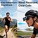 AI Smart Glasses with Camera, 1200P HD Video Recording UV400 Sunglasses & Real-Time Translation, GPT-4.0, 8MP Stabilized POV Camera, Open-Ear Audio, IP65 Waterproof for Driving, Fishing & Hiking 32GB
