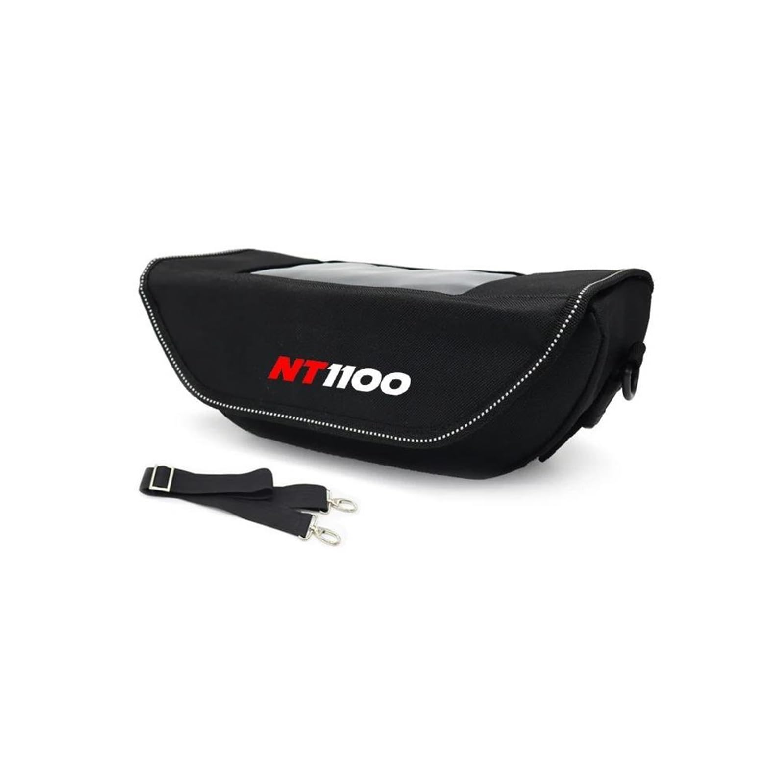 Paquet Rangement Sacoche De Guidon De Moto pour H&Onda NT1100 NT 1100 Sacoche De Guidon Outil De Réparation Paquet De Rangement Accessoires Sac latéral(Noir 1)