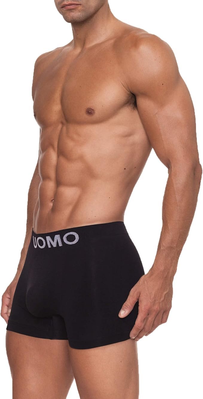 Channo Boxer Uomo Morbidi ed Elasticizzati: Mutande Senza Cuciture Traspiranti