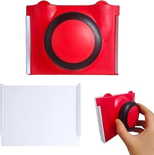 Outil de Bordure de Peinture, Paint edger, Tampon de Peinture pour Bordure de Peinture, Outil de Peinture de Bord, Outils de Coupe de Bordure de Peinture Multifonction(Rouge)