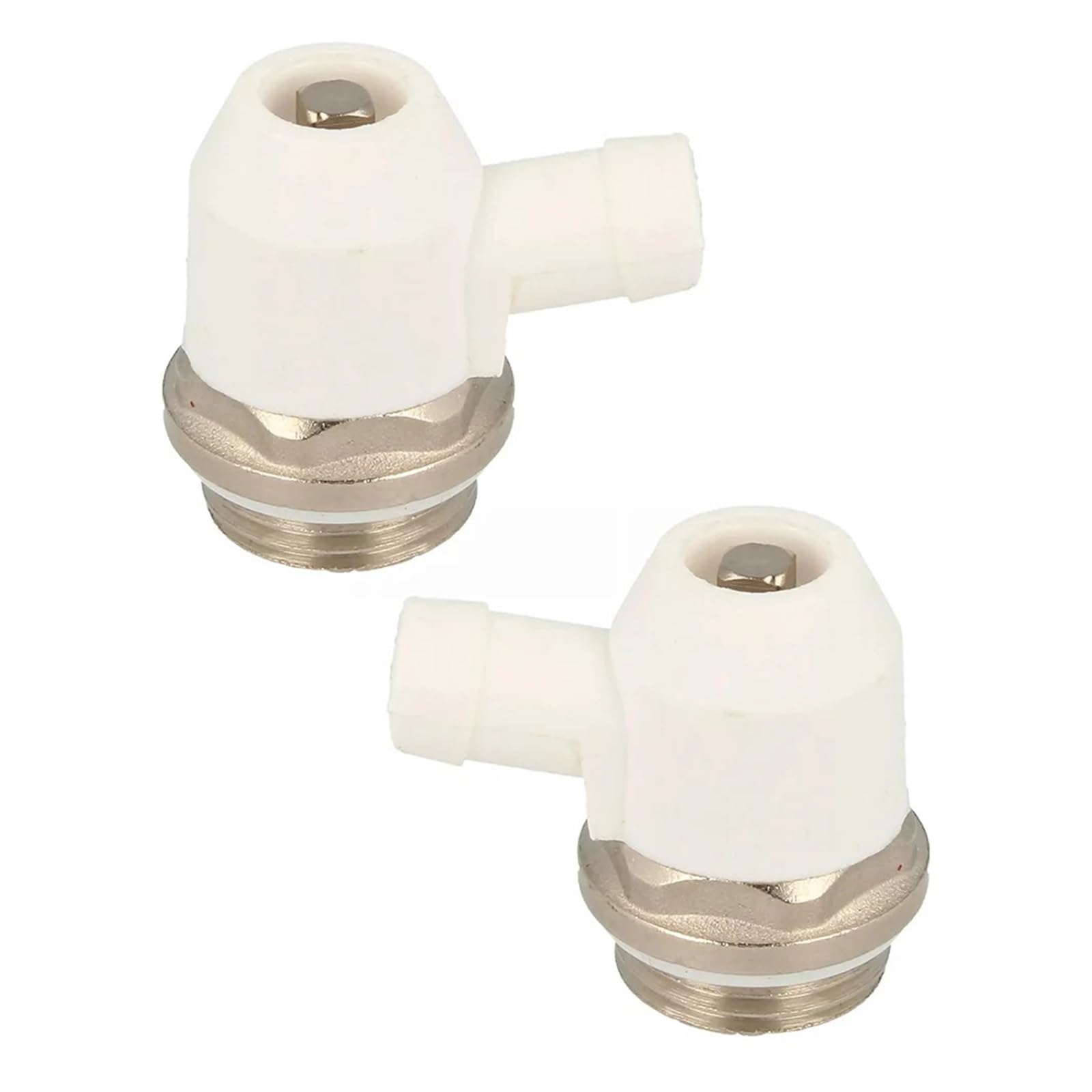 2 valvole di sfiato for radiatore con Attacco Girevole da 1/2'', valvola di Scarico autosigillante, valvola di sfiato for Riscaldamento in Ottone