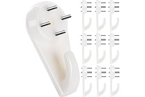 No-Drill Wall Decor Solution: 40PCS Stucco/Concrete Wall Hooks Kit