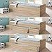 Boro Modernes Einzelbett mit 3X Schubkästen 90 x 200 cm - Praktisches Jugendzimmer Kojenbett in Eiche Sonoma Optik - 95 x 66 x 204 cm (B/H/T)