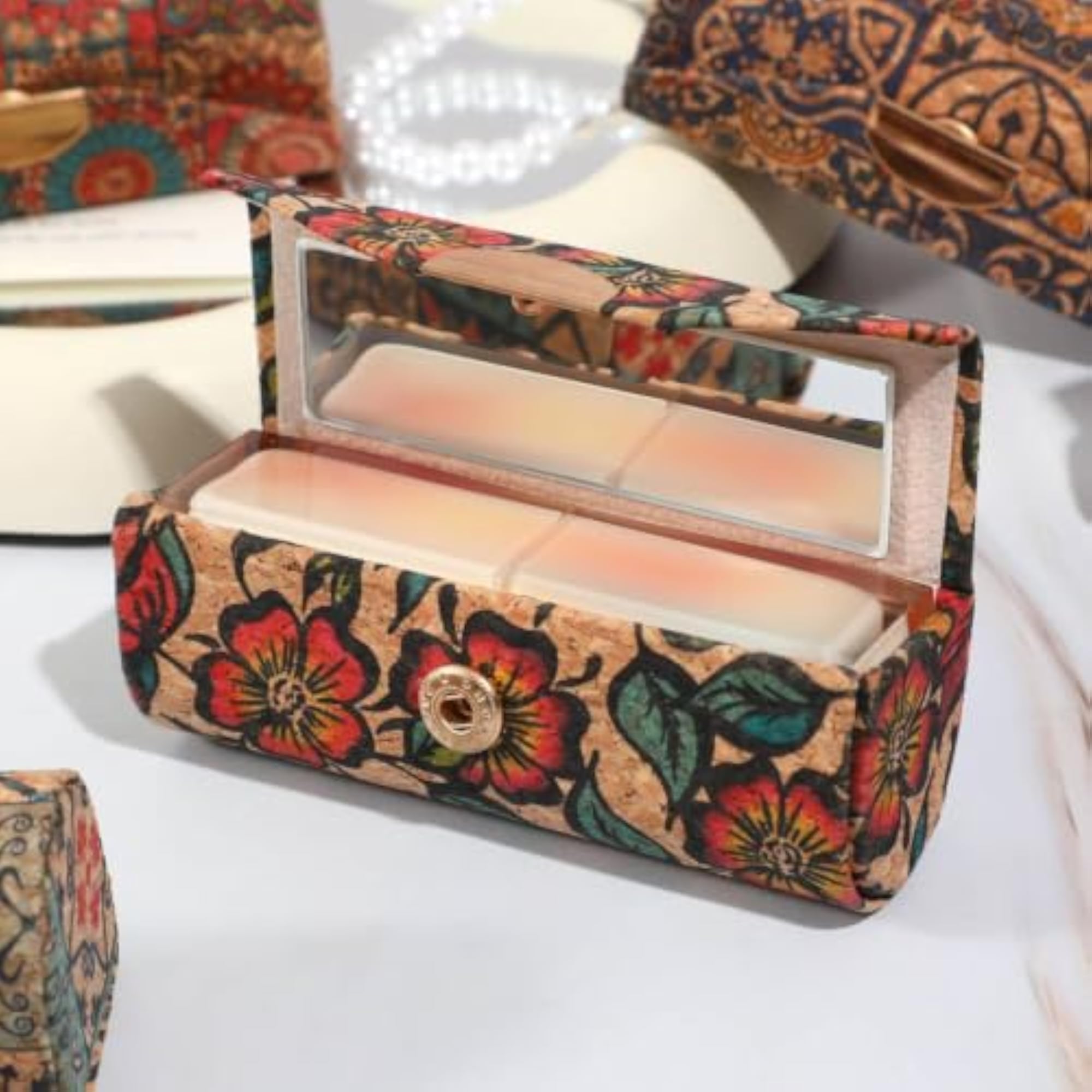 Chinese Design Vintage Pattern Lipstick Case, Great Gift