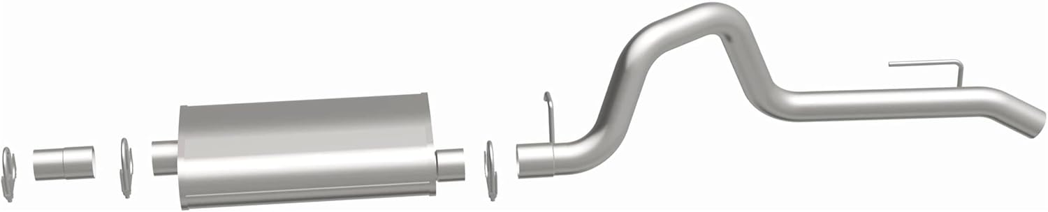 BRExhaust OE Replacement Exhaust System Kit 106-0051: Compatible with 1987-1992 Jeep Wrangler 2.5L, 4.0L, 4.2L