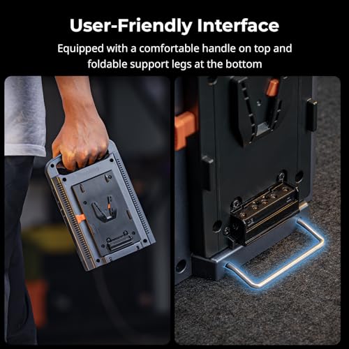SmallRig V Mount Battery Charger, Dual Channel V-Mount Battery Charging - image 6