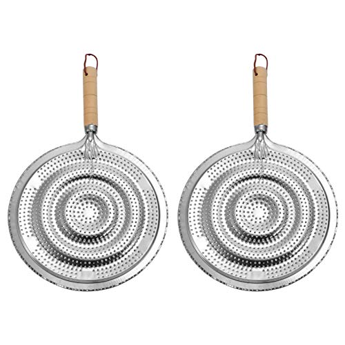 DOITOOL 2pcs Heat Diffuser Plate for Electric Gas Stove Glass Induction