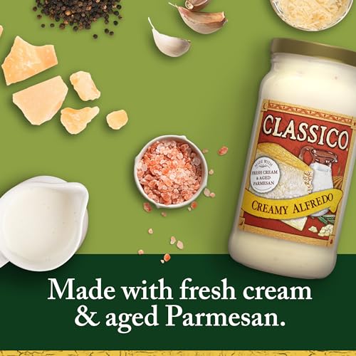 Image of Classico Creamy Alfredo Pasta Sauce (15 oz Jar) (Pack of 2)