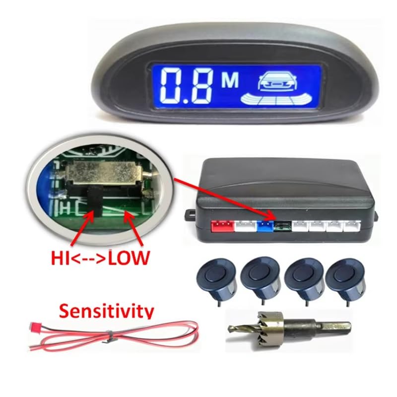 Car Parking Sensors Kit de radars Multiples pour Voiture Capteur Stationnement