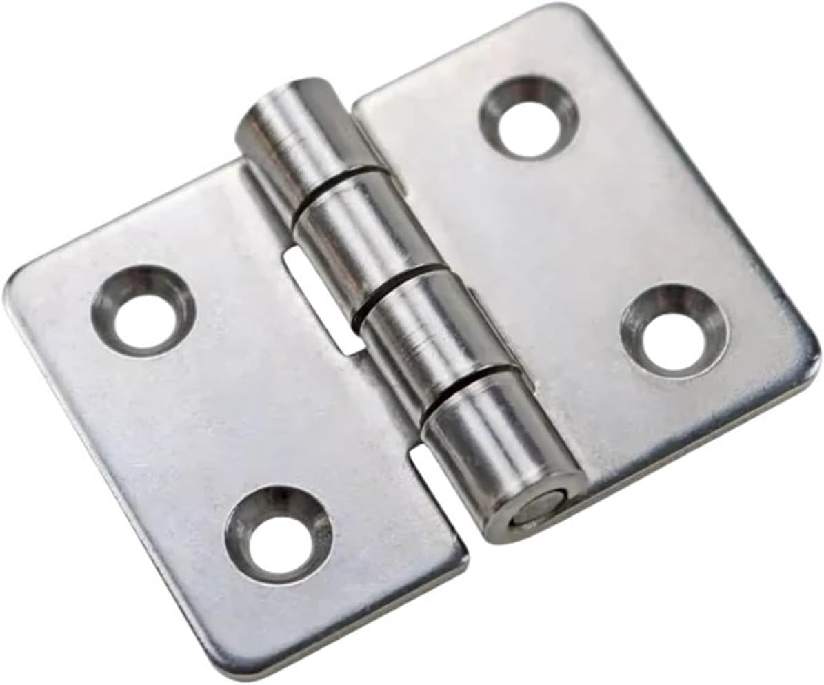 1pc Stainless Steel Butterfly Shaped Thickened Hinge Industrial Electrical Machinery Motor Equipment Bearing Flat Hinge