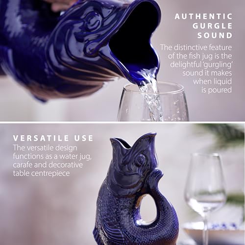 Wade Fish Jug, Handcrafted in Stoke-on-Trent England, Award-Winning Iconic UK Heritage Brand, English Earthenware, 1.2L - Image 4