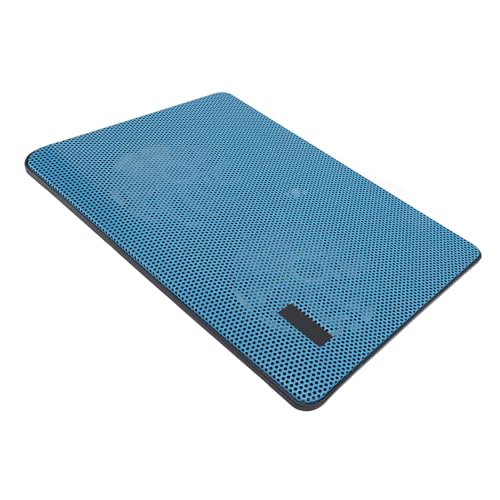 Base refrigeradora para laptop con doble ventilador, bajo ruido, malla metálica de 1,5 mm, accesorio para gaming, compatible con laptops hasta 17 pulgadas miniatura 6
