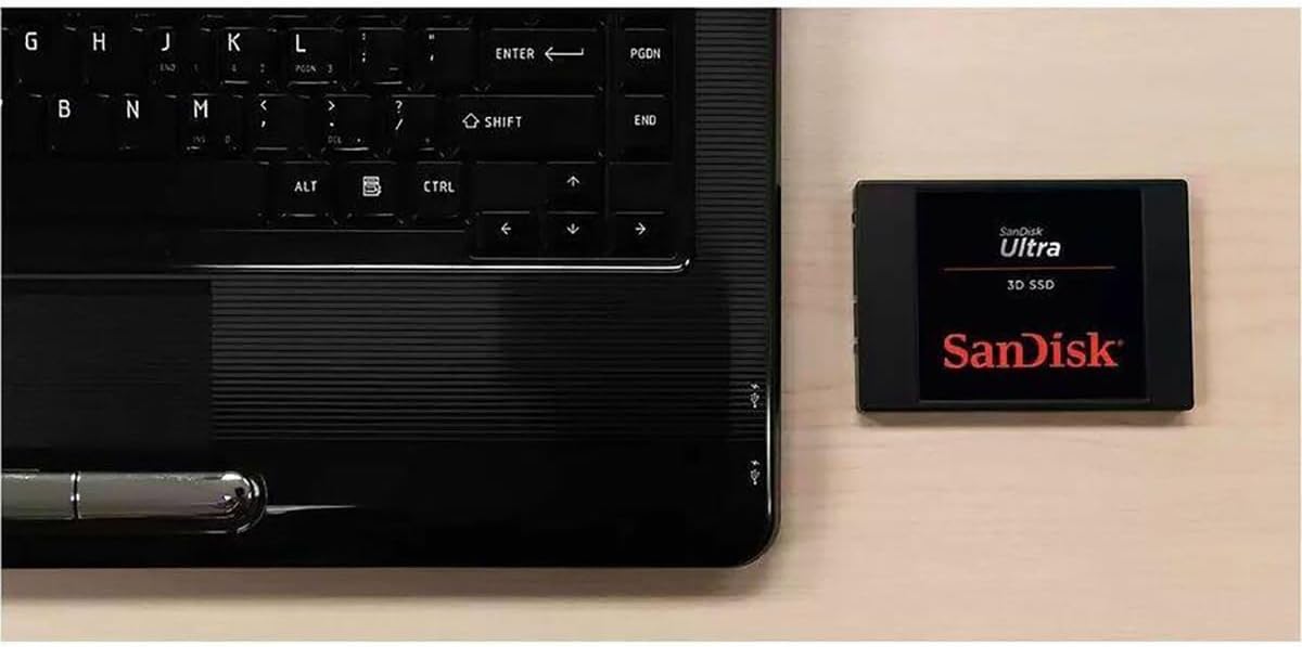 SanDisk Ultra 3D NAND 500GB Internal SSD - SATA III 6 Gb/s, 2.5 Inch /7 mm, Up to 560 MB/s - SDSSDH3-500G-G26