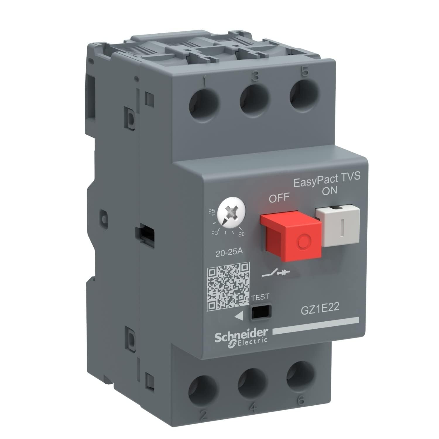 Schneider GZ1E14 - Interruttore automatico EasyPact TVS, 6-10 A, colore: Bianco