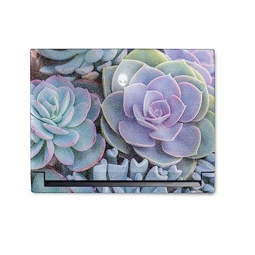 MightySkins Glossy Glitter Skin Compatible with Alienware M18 R1 (2023) Full Wrap Kit - Succulent | Protective, Durable High-Gloss Glitter Finish | Easy to Apply & Change Styles | Made in The USA