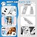 Silent Dog Nail Grinder, Cat Nail Safe Cut Cat Nail Trimmer, Dog Nail Trimmers, 2026 New Two Adjustable Low-Vibration Ultra-Quiet Under 40db ＆ Powerful Enough for All Cats ＆Dogs (White)