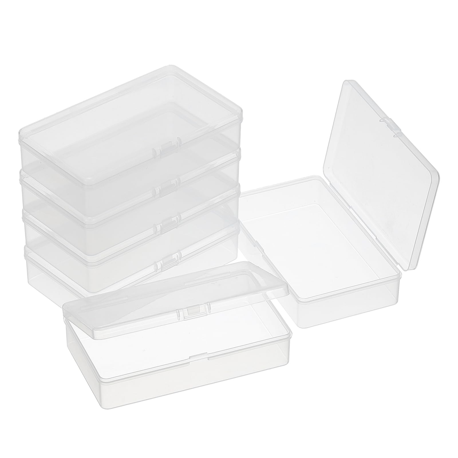 Boîtes de rangement en plastique PATIKIL anti-poussière avec couvercles pour joyau art