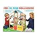 Melissa & Doug Hi-Rise Wooden Dollhouse with 15 pcs Furniture - Garage and Working Elevator