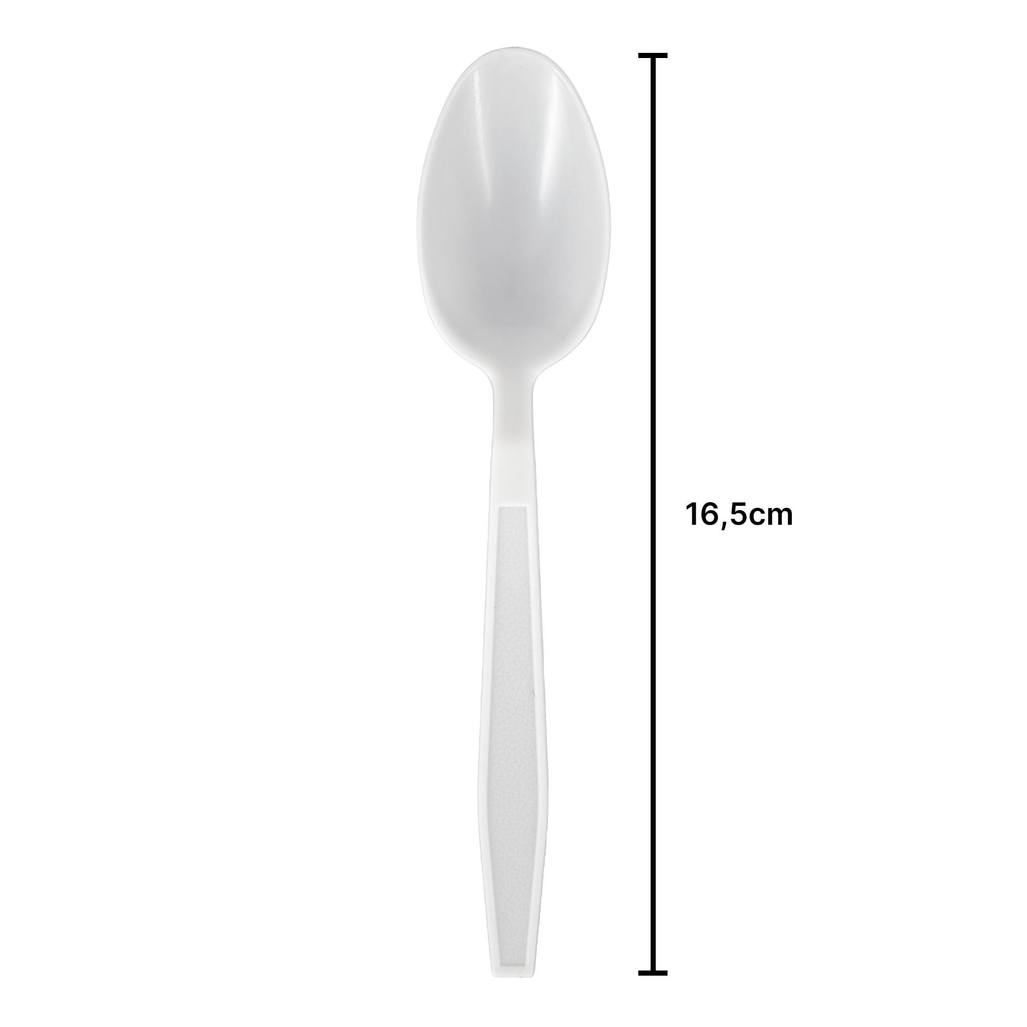 Maqa Kit 100 pz Cucchiaio e Tovagliolo 2 Veli – Posate Monouso Imbustate, Plastica Rigida Riutilizzabile, 100% Riciclabili