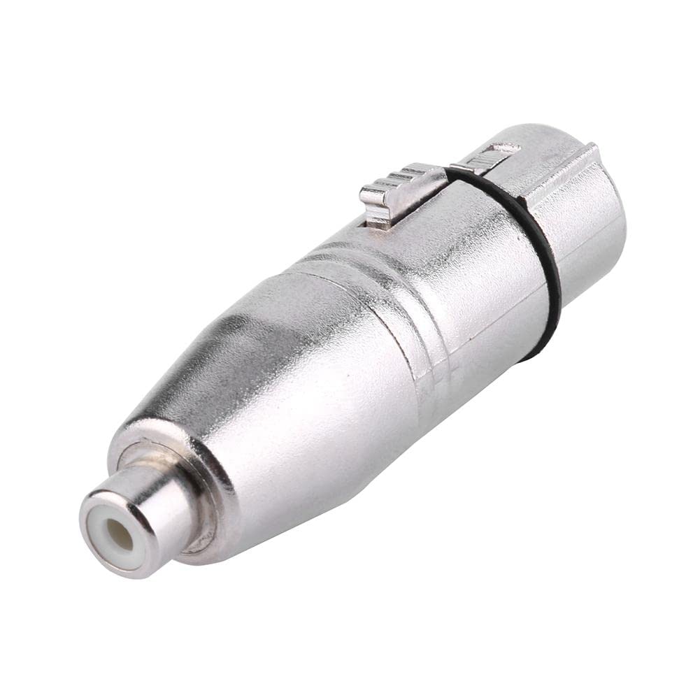 VISSQH Adattatore RCA a XLR 3 Pin, Connettore per Microfono e Amplificatori - Convertitore Cavo Microfono