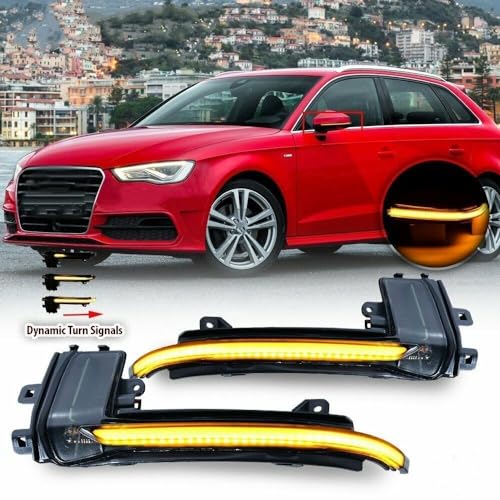 Intermitentes dinámicos luz LED espejo retrovisor Audi A4 A5 B8 2017 2018 2