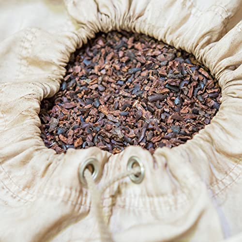 Valrhona Grue De Cacao Cocoa Nibs. Roasted Cocoa Beans Add Crunchy Texture And Visual Appeal. Sprinkle Over Desserts Or Fold Into Cookies Or Ice Cream. Strong Chocolate Flavor. 1Kg (1 Bag) #TOP4