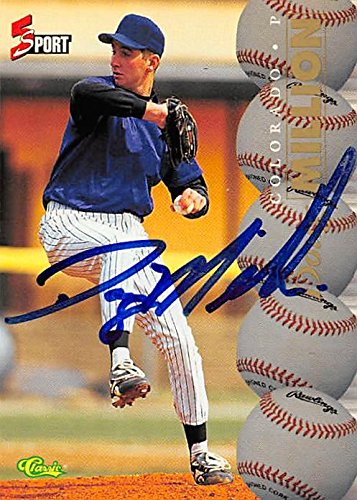 Autograph Warehouse 343898 Doug Million Autographed Baseball Card - Colorado Rockies, FT 1995 Classic 5 Sport No. 117 Rookie