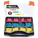 180 PCS Wirefy Heat Shrink Butt Connectors - Crimp Connector Kit - Electrical Wire Terminals - Waterproof Butt Splices