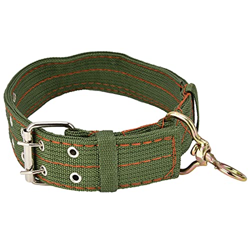 Schafhalsband, Hundehalsband, verstellbare Länge, Segeltuch, Umhängeband, Tierärztliche Ausrüstung, L 4,8 x 73 cm, für 15-85 kg Schafhunde