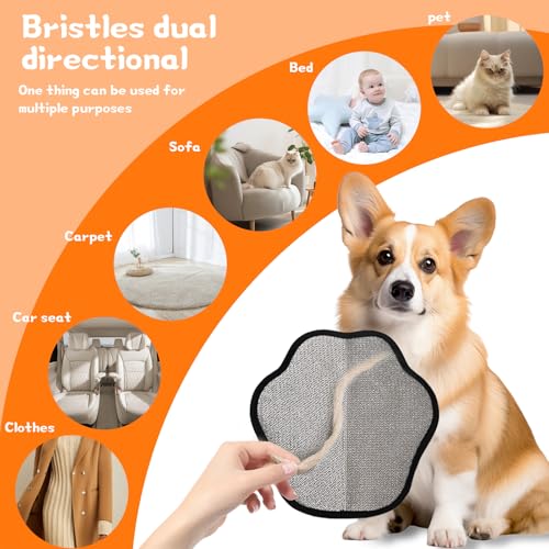 Gant d'épilation chien et chat électrostatique réutilisable