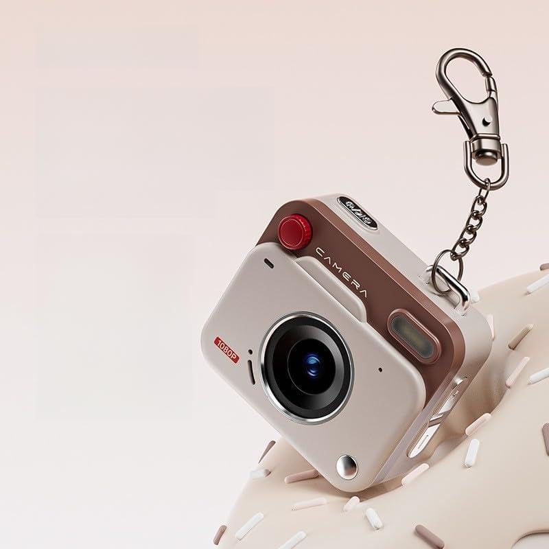 Appareil photo numérique CCD vintage avec sangle marron pour immortaliser vos voyages